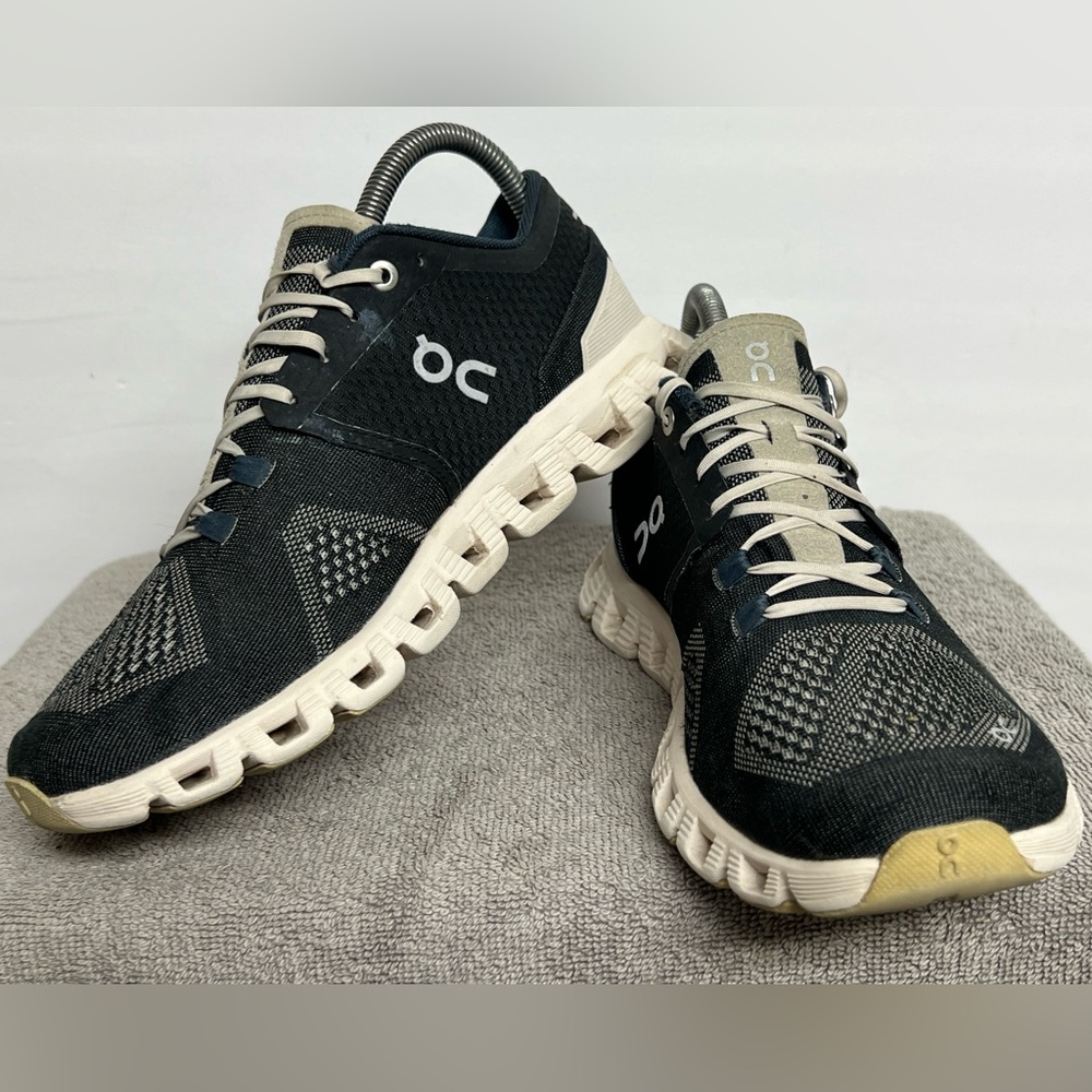 ON Women's Cloud X Black Pearl Running Shoes Helion SIZE 8 - Picture 3 of 10